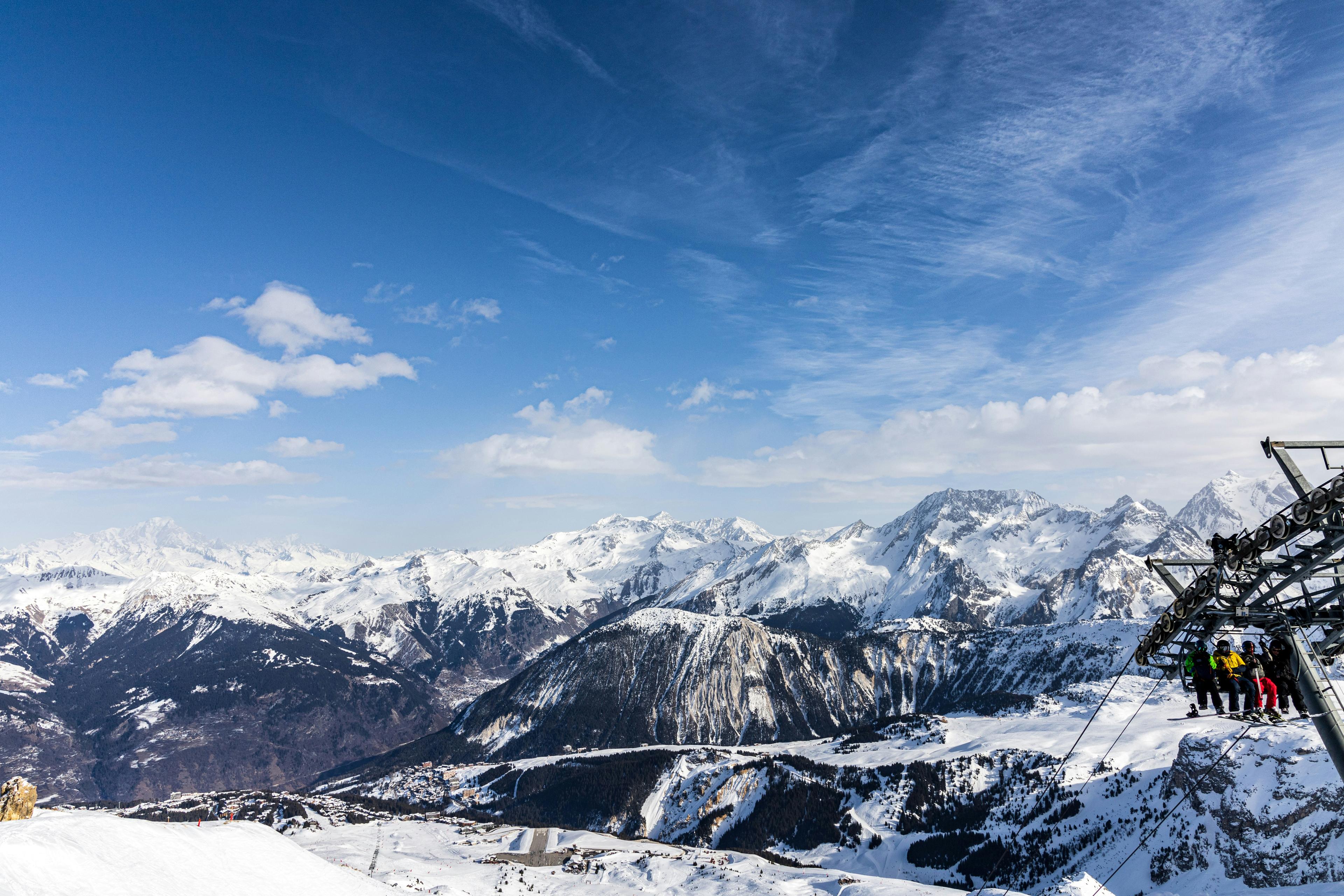 three valleys ski area on a France ski holiday